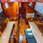 With bathroom and sofas inside