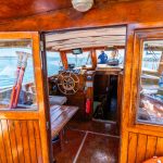 Classic boat cabin