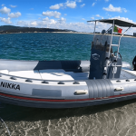 BWA Semi-rigid Boat Turquoise Water