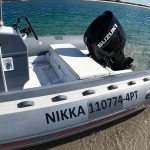 BWA Semi-rigid Boat Turquoise Water