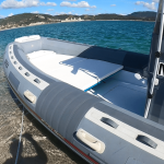 BWA Semi-rigid Boat Turquoise Water